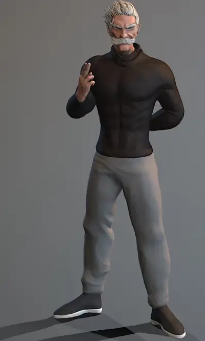 Bang Silver Fang Archivo Stl Para Impresion 3D