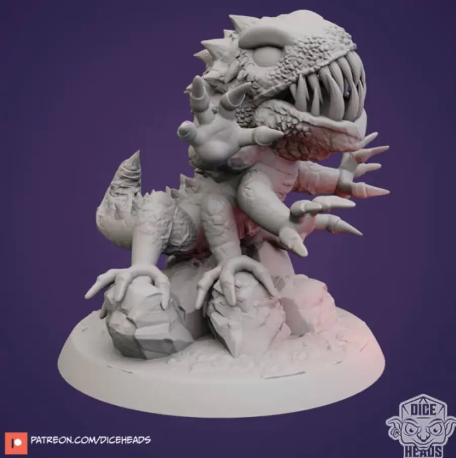 Basilisk Archivo Stl Para Impresion 3D