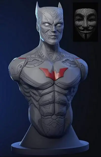 Batman 3D Busto Model 2020 Archivo Stl Para Impresion 3D