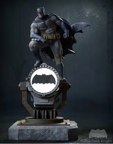 Batman On The Bat Signal P-a Archivos Stl Para Impresión 3d