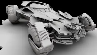 Batmobile Superman Vs Batman Archivo Stl Para Impresion 3D