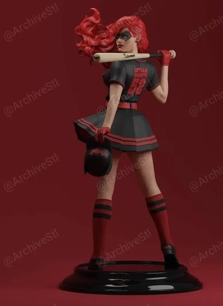 Batwoman Archivo Stl Para Impresion 3D
