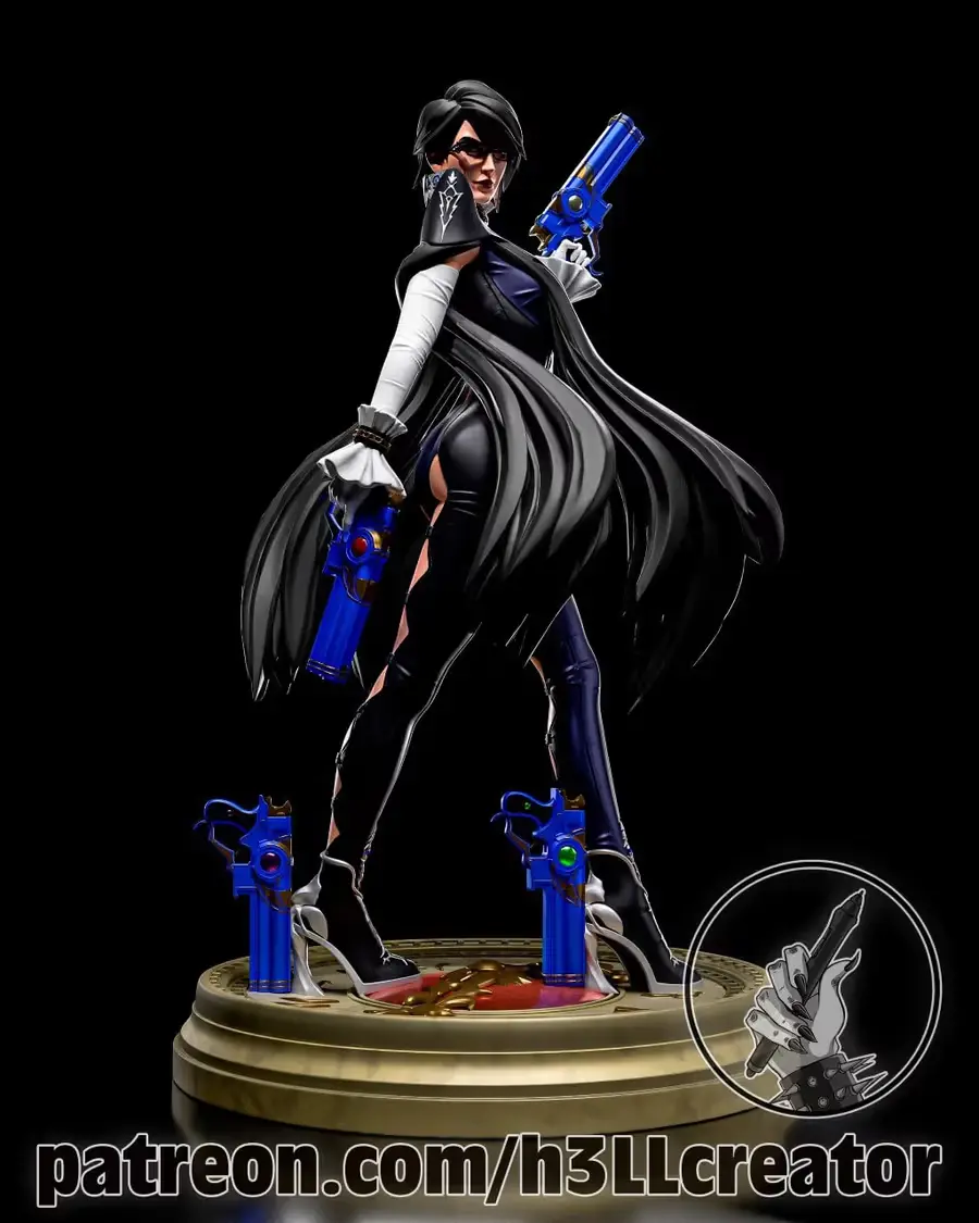 Bayonetta Archivo Stl Para Impresion 3D