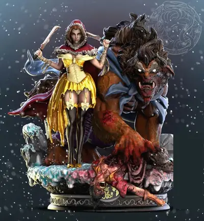 Beauty And The Beast Mb Archivo Stl Para Impresión 3d