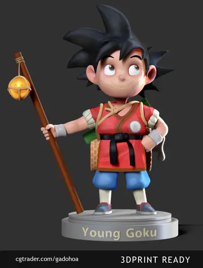 Bebe Dbz Archivo Stl Obj Para Impresion 3D