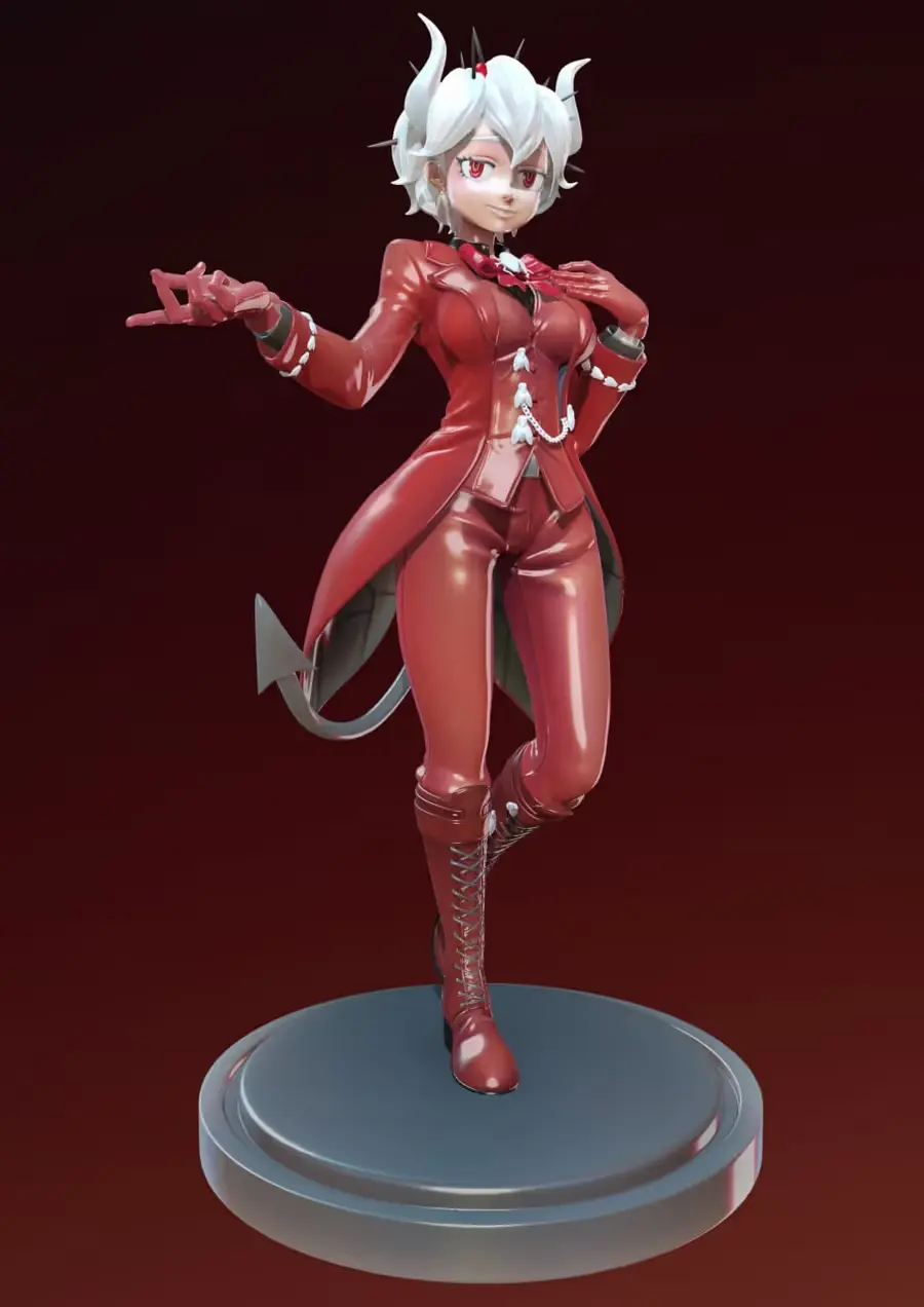 Beelzebub Helltaker Archivo Stl Para Impresion 3D