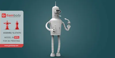 Bender Futurama Miniature Archivo STL Impresión 3D