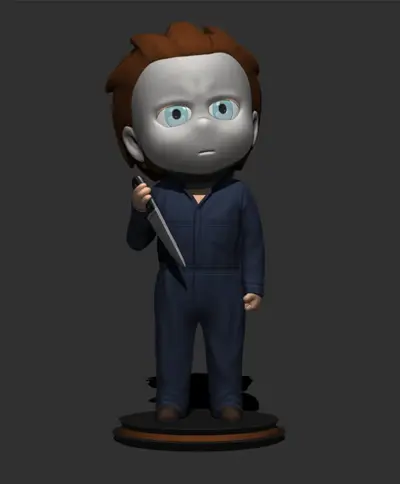 Big Head Michael Myers Archivo Stl Para Impresion 3D