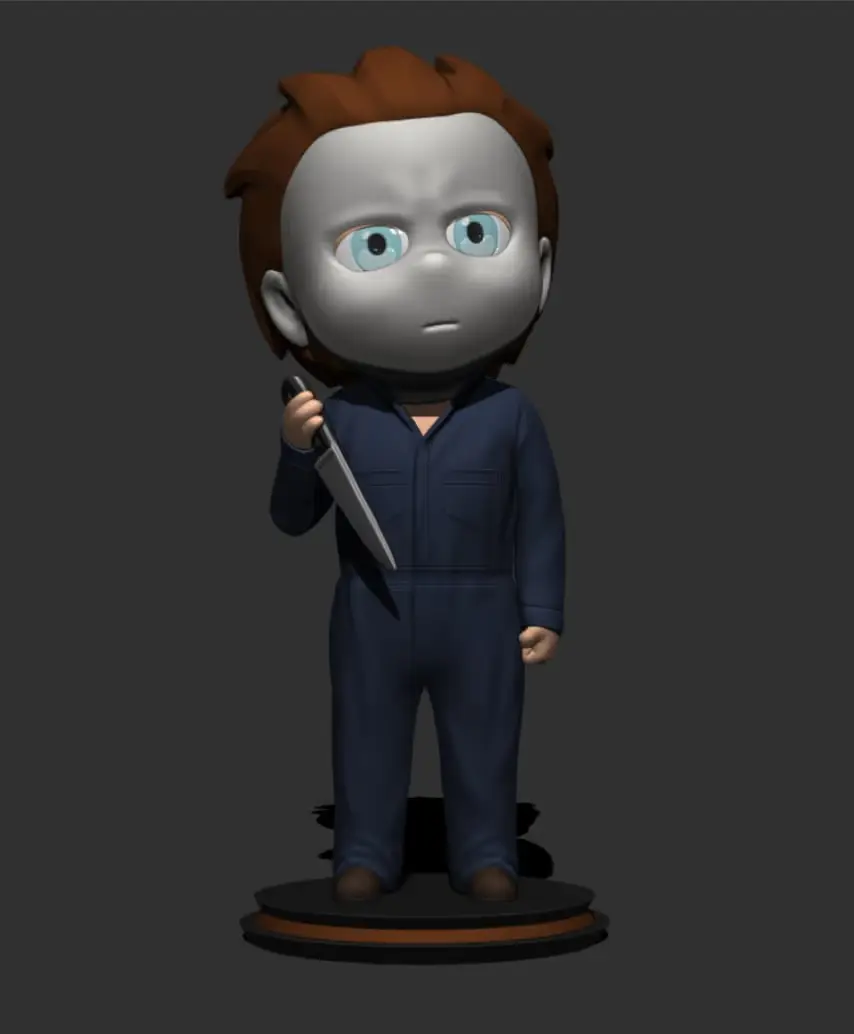 Big Head Michael Myers Archivo Stl Para Impresion 3D