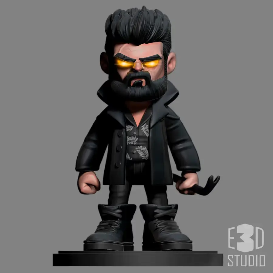 Billy Butcher Archivo Stl Para Impresion 3D