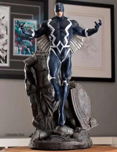 Black Bolt Marvel Archivo STL OBJ para Impresion 3D