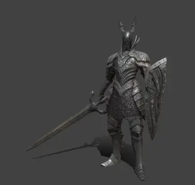 Black Knight Ultra Great Sword Archivo STL para Impresion 3D