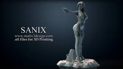 Black Widow Archivo STL Impresión 3D