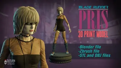 Blade Runner Pris Archivo Stl Para Impresion 3D