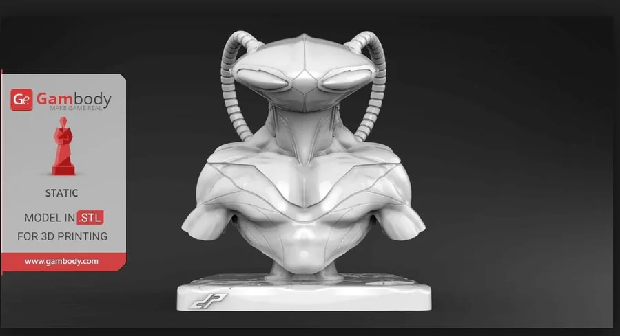 Blak Manta Archivo STL Impresión 3D