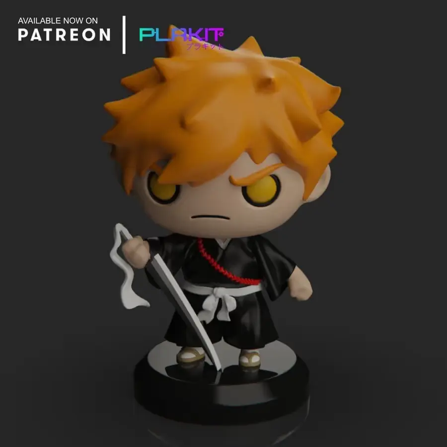 Bleach Ichigo Archivo Stl Para Impresion 3D
