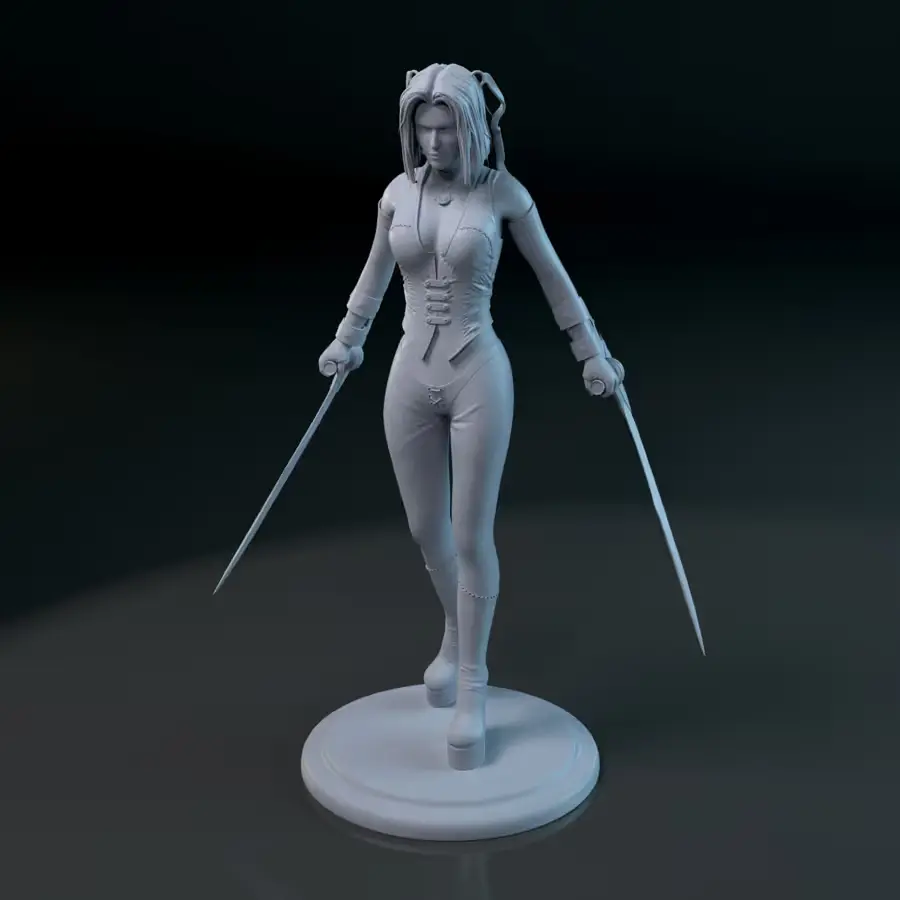 Bloodrayne Archivo STL OBJ para Impresion 3D