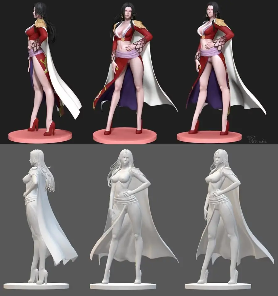 Boa Hancock Ok Archivo Stl Para Impresion 3D