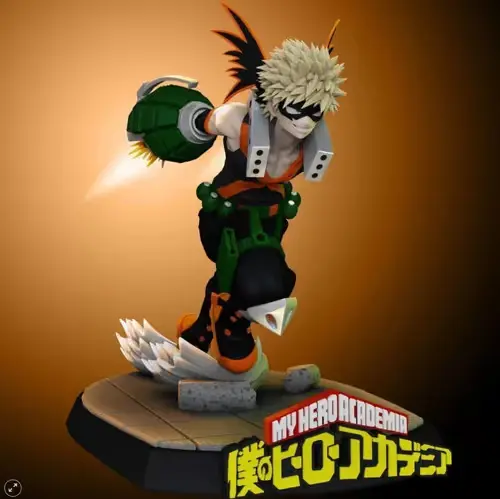 Boku No Hero Bakugo Pose 2 Archivos Stl Impresion 3d