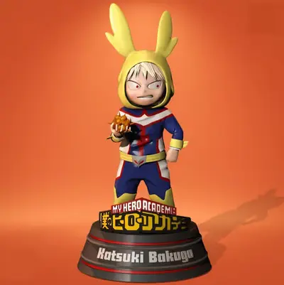 Boku No Hero Kid Bakugo Amc Archivo Stl Para Impresión 3d