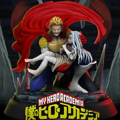 Boku No Hero Mirio Y Eri A21 Archivo Stl Para Impresión 3d