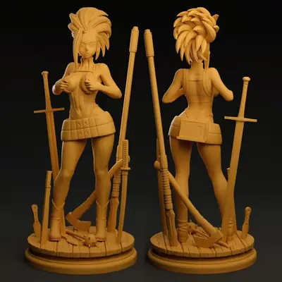Boku No Hero Momo Yaoyorozu + Bodysuit Stl Obj Impresión 3d