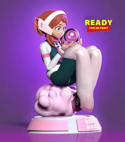 Boku No Hero Ochaco Uraraka Nlsinh Archivos Stl Impresion 3d