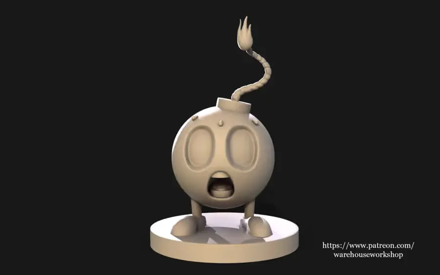 Bomber Ball Archivo Stl Para Impresion 3D