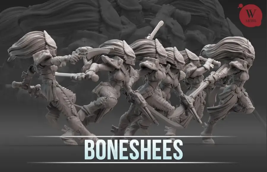 Boneshees Squad Archivo Stl Para Impresion 3D
