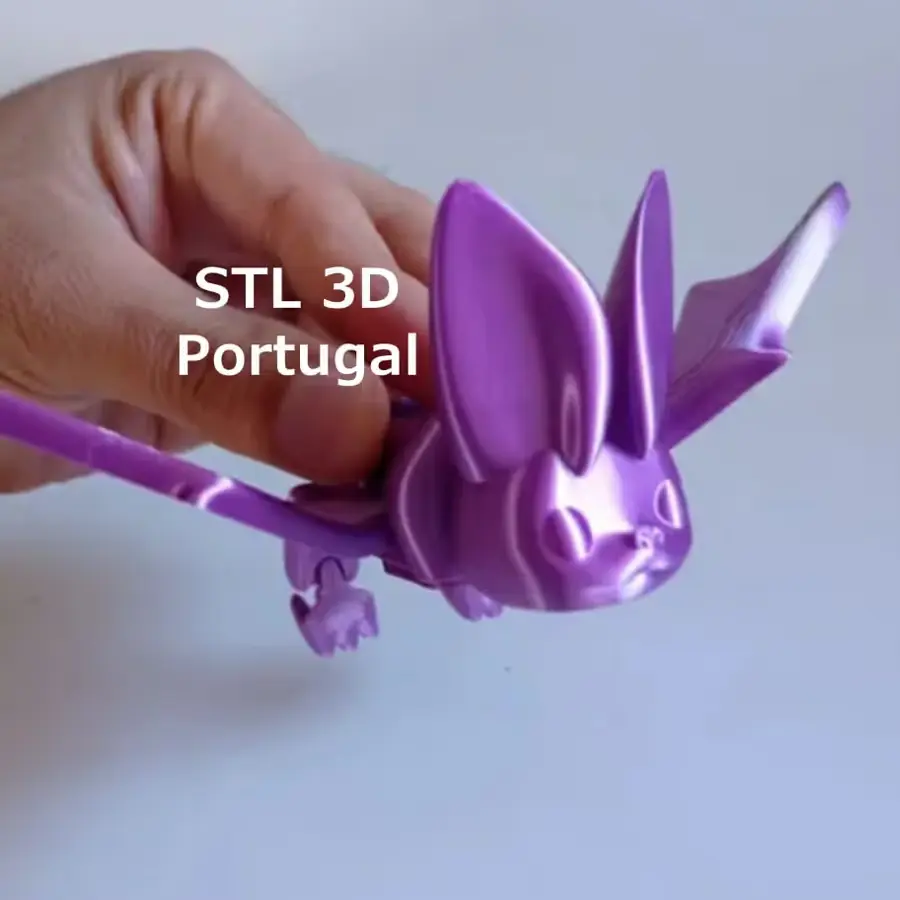 Bonito Murciélago Archivo Stl Obj Para Impresion 3D