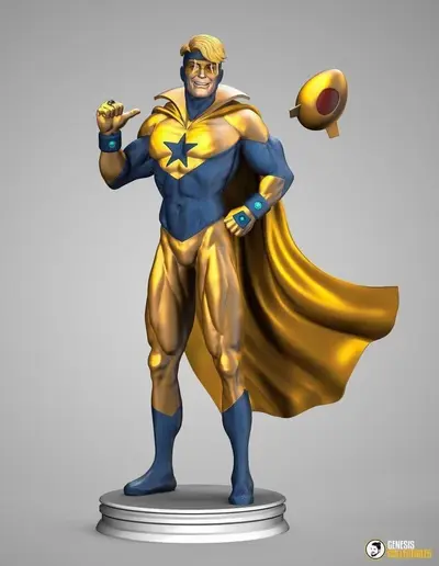 Booster Gold Archivo Stl Obj Para Impresion 3D