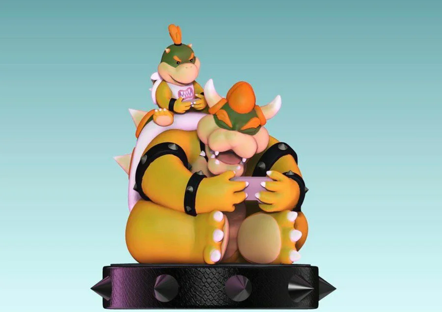 Bowser Jr Archivo STL Impresión 3D