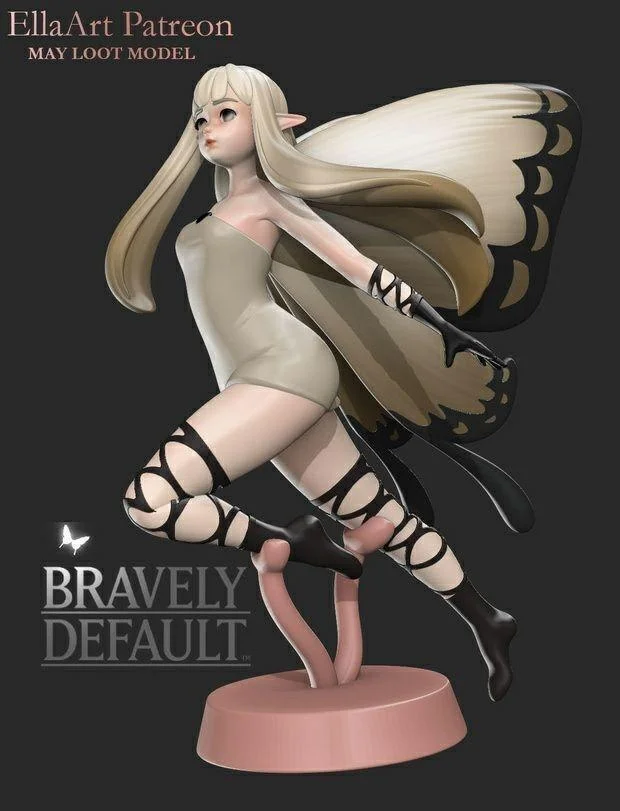 Bravely Default Archivo STL Impresión 3D