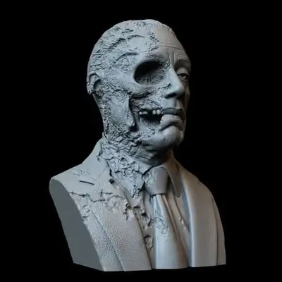 Breaking Bad Bust Hank Mr White Gus Stl/obj Impresión 3d
