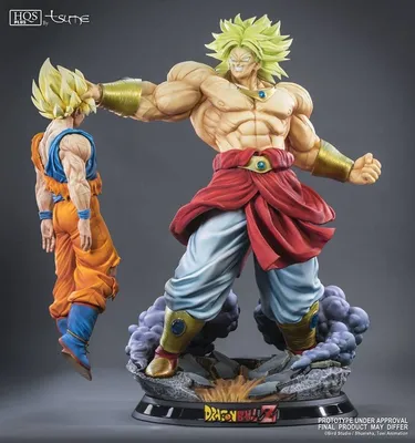 Broly vs Goku Diorama Archivo STL Impresión 3D