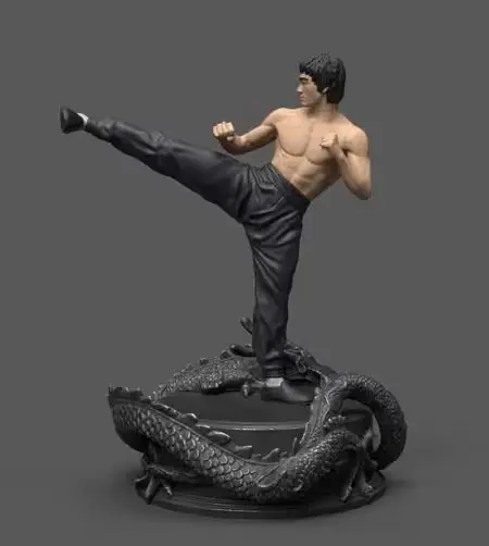 Bruce Lee Archivo Stl Para Impresion 3D