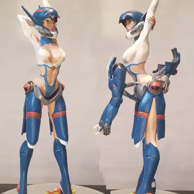 Bubblegum Crisis Mecha Girl Archivo Stl Para Impresion 3D