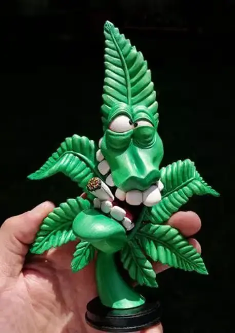 Bud Leaf Crazy Archivo Stl Para Impresion 3D