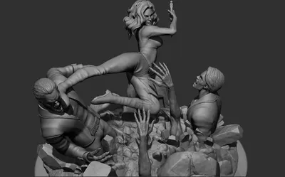 Buffy Vampire Slayer Archivo STL Impresión 3D