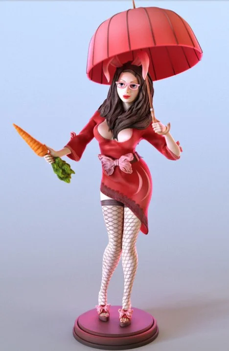 Bunny Girl Lia Archivo STL Impresión 3D