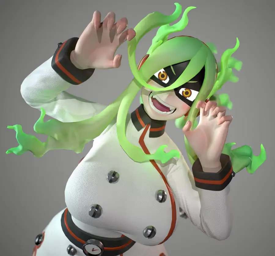 Burnin My Hero Academia Archivo Stl Para Impresion 3D