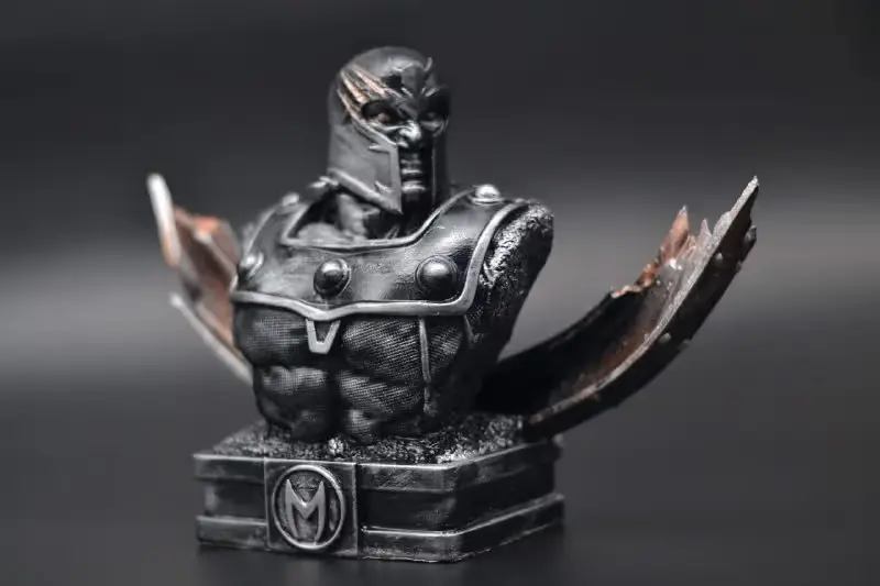 Busto Magneto X-men Archivo STL OBJ para Impresion 3D