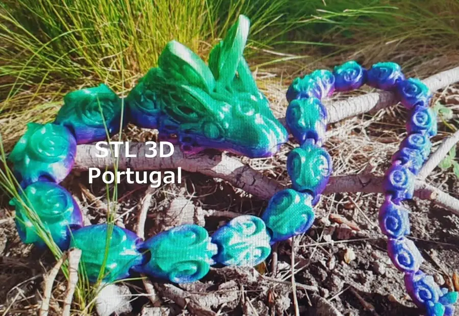 Butterfly Snake Archivo Stl Obj Para Impresion 3D