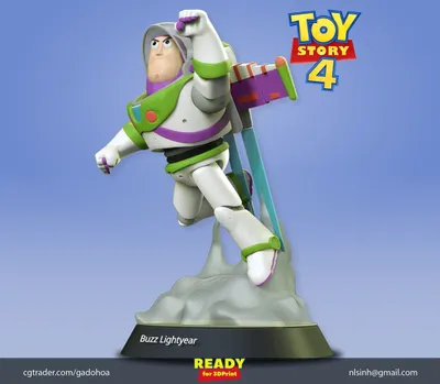 Buzz Lightyear Archivo STL Impresión 3D