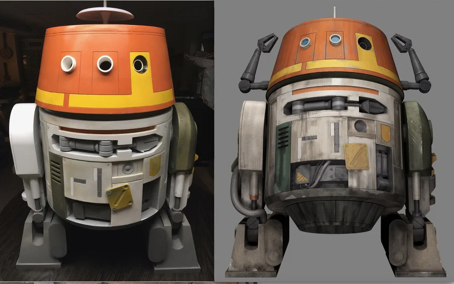 C1 10p Chopper Archivo STL Impresión 3D