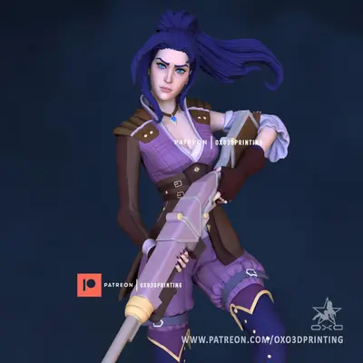 Caitlyn Archivo Stl Para Impresion 3D
