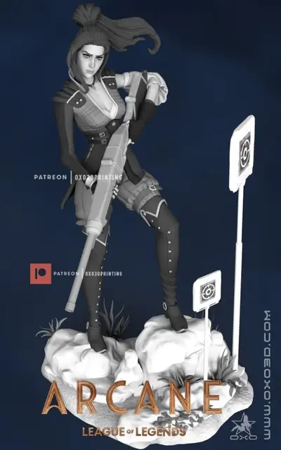 Caitlyn Archivo Stl Para Impresion 3D