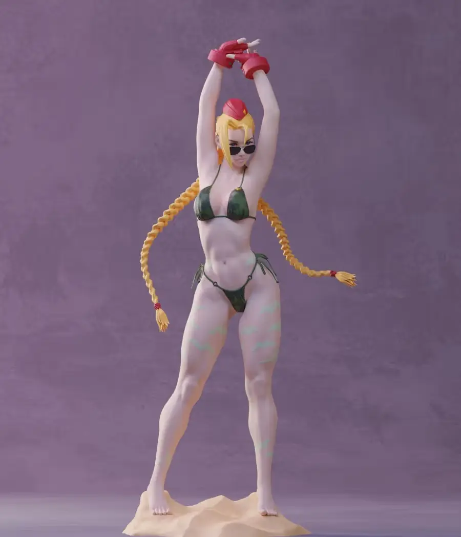 Cammy Bikini Archivo Stl Para Impresion 3D