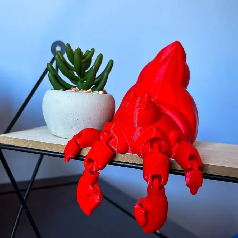 Cangrejo Hermitaño Archivo STL OBJ para Impresion 3D