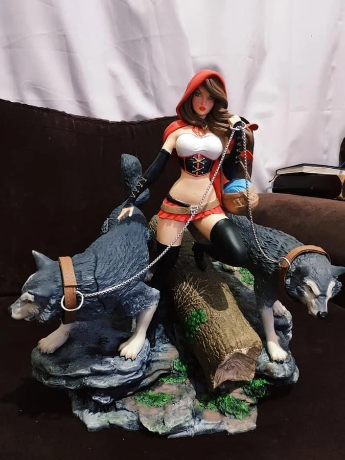 Caperucita Roja Pose 2 Archivo STL Impresión 3D